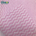 Multi-purpose viscose and polyester spunlace nonwoven fabric household floor kitchen used nonwoven cleaning cloth disposal wipes